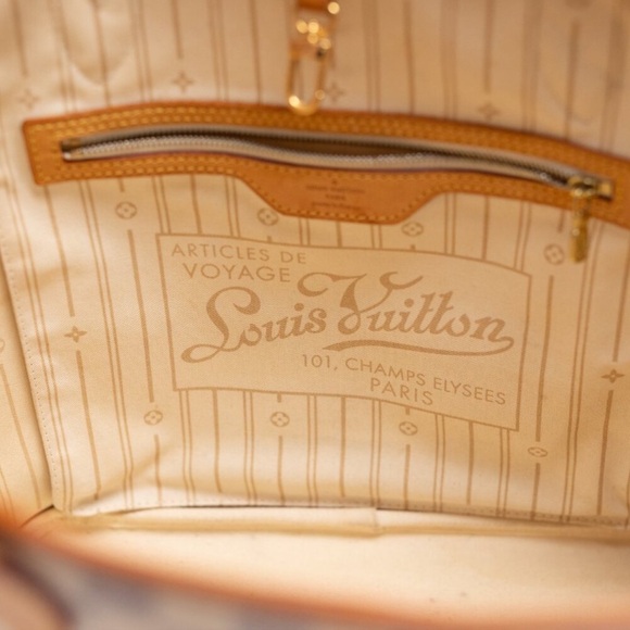 Louis Vuitton Damier Azur Canvas Neverfull MM - Picture 4 of 14
